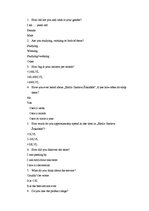 Konspekts 'Questionnaire About a Shop', 1.