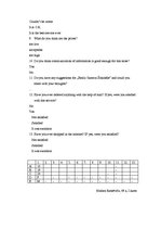 Konspekts 'Questionnaire About a Shop', 2.