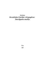 Referāts 'Investīcijas Latvijas vērtspapīros: ienesīguma analīze', 1.
