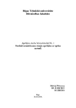 Konspekts 'Statiski nenoteicamu rāmju aprēķins ar spēku metodi', 1.