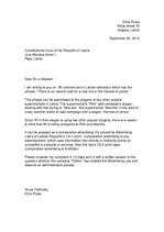 Paraugs 'Complaining Letter', 1.