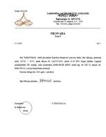 Paraugs 'Rīkojums, izziņa, iniciatīvas vēstule, juridiskas personas pilnvara, fiziskas pe', 5.