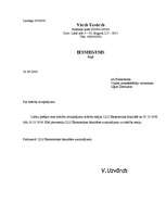 Paraugs 'Rīkojums, izziņa, iniciatīvas vēstule, juridiskas personas pilnvara, fiziskas pe', 6.