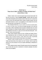 Eseja 'Reaction Paper on "Human Nature in Politics: The Dialogue of Psychology with Pol', 1.