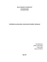 Referāts 'Arhitektūras pieminekļu restaurācijas tehniskie risinājumi', 1.
