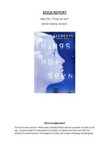 Konspekts 'Book Report', 1.