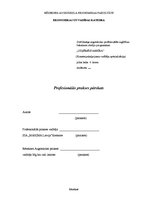 Prakses atskaite 'Darba organizācija un darba aizsardzība uzņēmumā', 1.