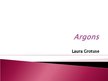 Prezentācija 'Argons', 1.