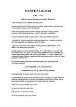 Referāts 'Dante Aligjeri', 1.