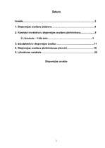 Referāts 'Dispersijas analīze', 1.