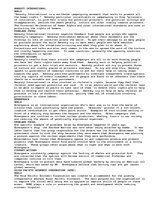 Eseja 'Internationalism - Organisations and Ideals', 1.