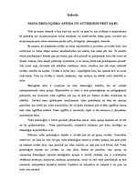 Eseja 'Mana ekoloģiskā apziņa un attieksme pret dabu', 1.