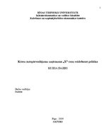 Referāts 'Kravu autopārvadājumu uzņēmuma "X" cenu veidošanas politika', 1.