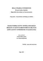 Konspekts 'Grāmatvedības kontu sistēma. Divkāršais ieraksts un kontu korespondence. Bilance', 1.