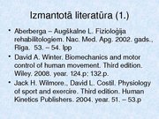 Konspekts 'Skeleta muskuļu kontrakcijas režīmi', 22.