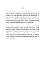 Eseja 'Pensionāru sociālā drošība pēc iestāšanās Eiropas Savienībā', 3.
