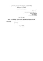 Eseja 'Sugu un biotopu aizsardzība, bioloģiskā daudzveidība', 1.