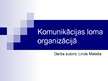 Prezentācija 'Komunikācijas loma organizācijā', 1.