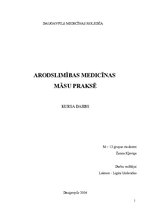 Referāts 'Arodslimības medicīnas māsu praksē', 1.