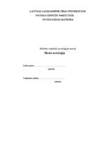 Referāts 'Modes socioloģija', 1.