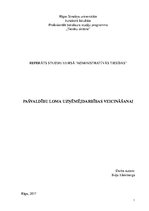 Referāts 'Pašvaldību loma uzņēmējdarbības veicināšanā', 1.