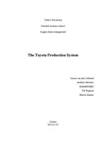 Referāts 'The Toyota Production System', 1.