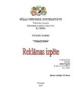 Referāts 'Reklāmas izpēte', 1.