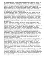 Eseja 'Human Genome Project', 1.