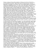 Eseja 'The Major Shifts in American Foreign Policy between Reconstruction and World War', 1.