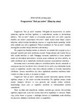 Konspekts 'Alternatīvā pedagoģija - "Soli pa solim"', 1.