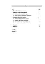 Konspekts 'Attractiveness and Barriers of International Markets', 2.