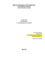 Prakses atskaite 'Prakses atskaite žurnālistikā', 1.