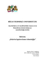 Referāts 'Iekārtu izgatavošanas tehnoloģija', 1.