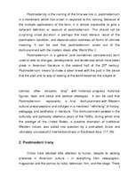 Diplomdarbs 'J.Irving’s Postmodern Irony', 7.