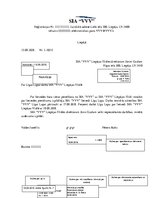 Paraugs 'Sarakstes dokuments. Vēstule ar dienesta atzīmēm', 1.