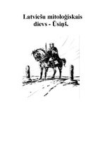 Referāts 'Latviešu mitoloģiskais dievs - Ūsiņš', 1.
