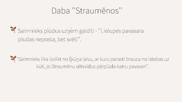 Referāts '''Straumēni'' pavasaris', 4.