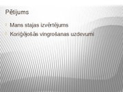 Referāts 'Koriģējošā vingrošana stājas problēmu novēršanai', 20.