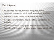 Referāts 'Koriģējošā vingrošana stājas problēmu novēršanai', 22.