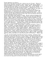 Eseja 'Asian (Chinese) Immigration into America', 1.