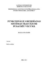 Referāts 'Funkcionālie gremošanas sistēmas traucējumi pusaudžu vecumā', 1.