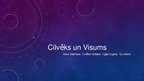 Prezentācija 'Cilvēks un Visums', 1.