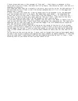 Eseja 'The one. ', 1.