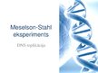 Prezentācija 'Meselson-Stahl eksperiments', 1.