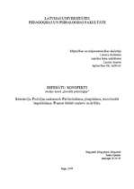 Konspekts 'Interakcija', 1.