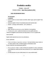 Referāts 'Produkta analīze', 1.