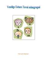 Konspekts 'Veselīgs dzīvesveids tavai asinsgrupai', 1.