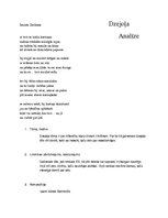 Eseja 'Dzejoļa analīze. Imants Ziedonis', 1.