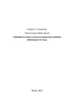 Referāts 'Viduslaiku Livonijas un Lietuvas salīdzinājums', 1.