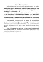 Eseja 'History of Telecommunications', 1.
